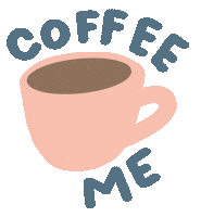Tired Coffee Shop Sticker by lovelyluckylife