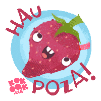 kokoakgara happy strawberry felicidad euskara Sticker