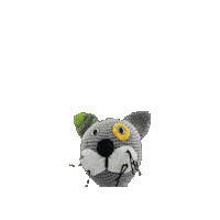 makuka happy cat nice handmade Sticker