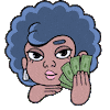 Mo Money Animation Sticker by Holler Studios