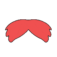 mustache prom Sticker
