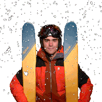 Rider Powder Day Sticker by bumpyfilms