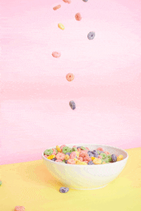 color breakfast GIF