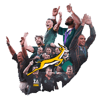 South Africa Rugby Sticker by GrowZA