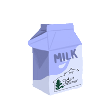 Milk Sticker by Agri Berroni