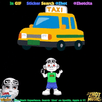 Yellow Cab Taxi GIF by Zhot Music