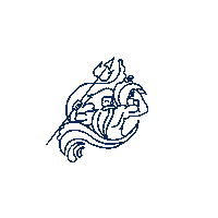 estiemlgpiraeus logo blue drunk sea Sticker