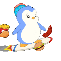 Pizza Do Not Sticker by Pudgy Penguins