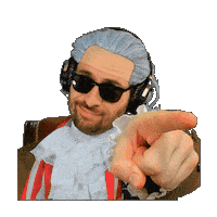 Pointing At You Sticker