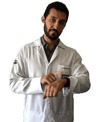 MarcoHomero time doctor clock cancer Sticker
