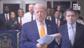 Donald Trump GIF by PBS News