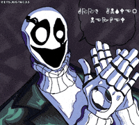Deltarune Gaster GIF