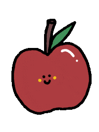 Apple Fruit Sticker
