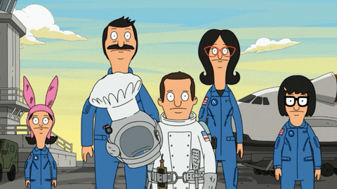 Bobs Burgers Space GIF by FOX TV