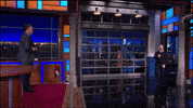 colbertlateshow stephen colbert the late show anderson cooper GIF