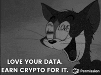 Tom And Jerry Love GIF by PermissionIO