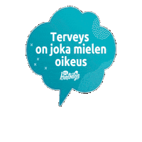 sopimusvuoriry terveys mielenterveys puhekupla mieli Sticker