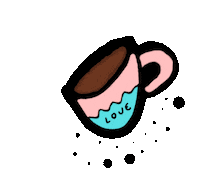 Cafe Love Sticker
