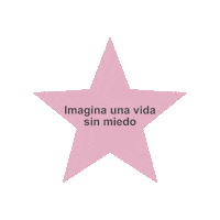 Sin Miedo Pink Sticker by Rosagitana