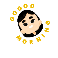 Good Morning H27 Sticker