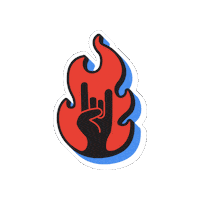 Eu Vou Fire Sticker by Rock in Rio