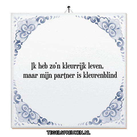 Partner Troost Sticker by Tegelspreuken.nl