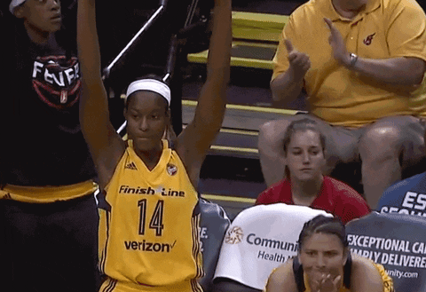 notre dame basketball GIF by Indiana Fever