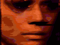 robertomalanoart sad glitch vhs glitchart GIF