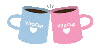 pink coffee Sticker by The Mayfair Group