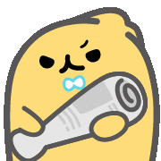 Kawai 憤怒 Sticker