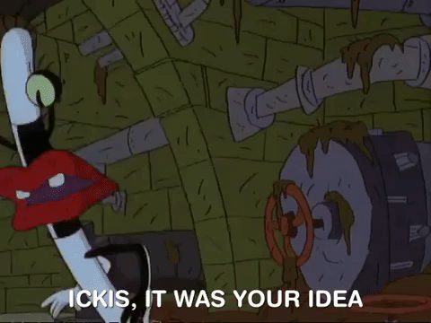 nickrewind giphydvr nicksplat aaahh real monsters giphyarm014 GIF