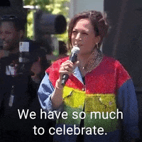 Excited Democratic Party GIF by Kamala Harris