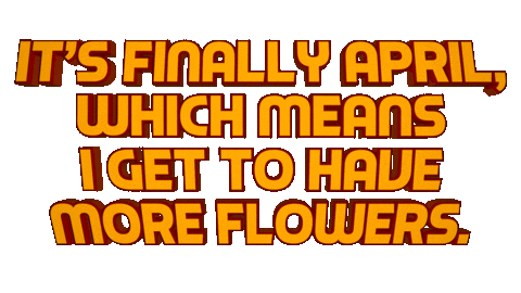 Happy April Sticker by OpticalArtInc.