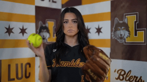 Loyola Softball GIF by LoyolaRamblers