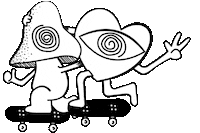 AmeeSkateArte trip skateboard amee ilusao Sticker