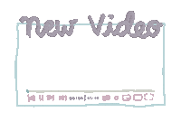 Youtube New Post Sticker