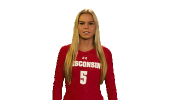 Excuse Me What Sticker by Wisconsin Badgers