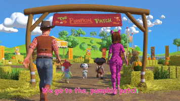 Pumpkin Patch Halloween GIF by moonbug