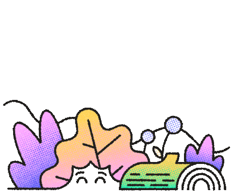 Mad Flower Sticker by Ali Spencer