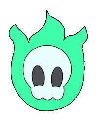 whitaswhit cute yes cartoon animals Sticker