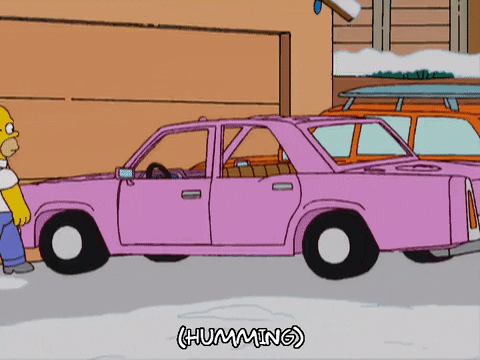 Driving Episode 4 GIF by The Simpsons
