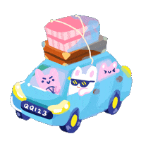 Driving Road Trip Sticker