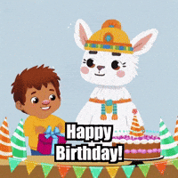 Happy Birthday Party GIF by Llamaozi