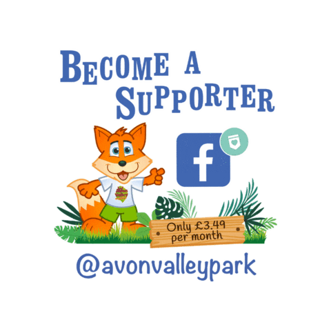 Fox Sticker by Avon Valley Adventure & Wildlife Park