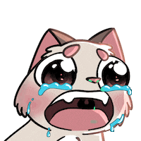Sad Cat Sticker