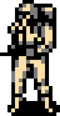 8 Bit Pixel Sticker