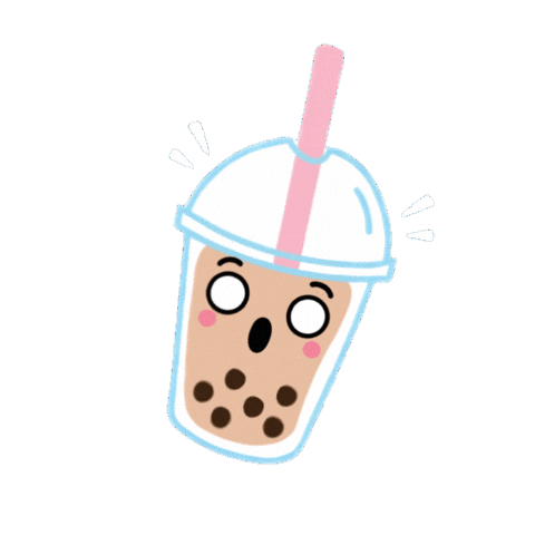 Bubble Tea What Sticker by theweebean