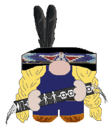 Native American Gnome Sticker