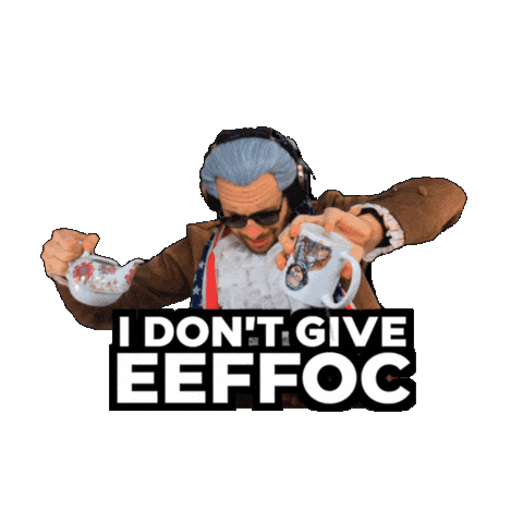 I Dont Give A Coffee First Sticker