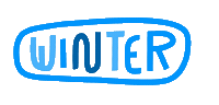 Winter Text Sticker